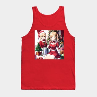 Christmas Anime Tank Top